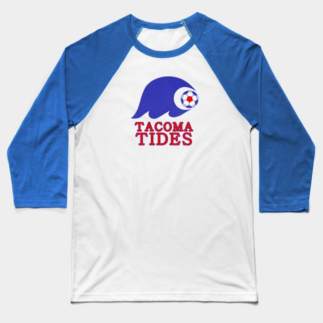 Defunct Tacoma Tides Soccer 1976 Baseball T-Shirt by LocalZonly